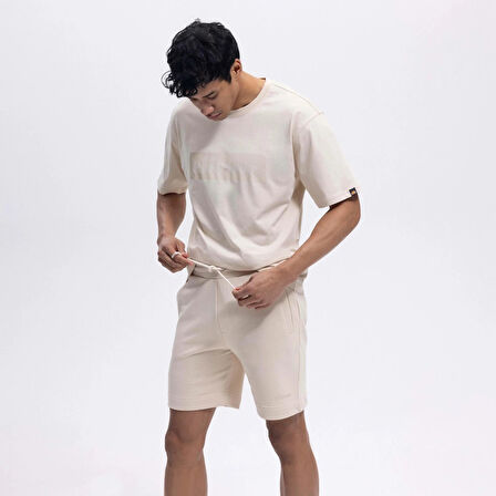 Ellesse Erkek Ekru Pamuklu Şort – EM135-1-ECR