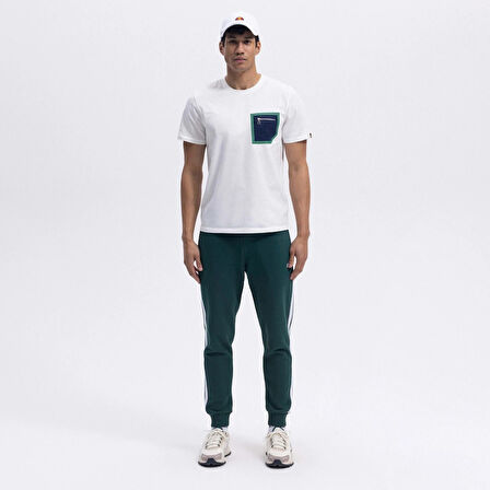 Ellesse Erkek Kırık Beyaz Pamuklu Tişört – EM362-OF