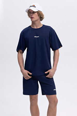 Ellesse Erkek Bisiklet Yaka Lacivert Tişört EM391