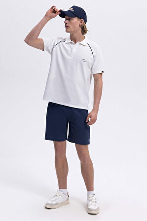 Ellesse Erkek Polo Yaka Beyaz Tişört EM407