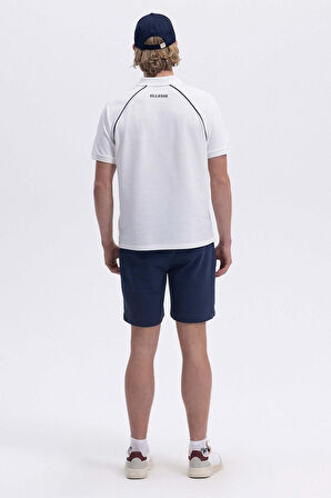 Ellesse Erkek Polo Yaka Beyaz Tişört EM407