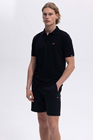 Ellesse Erkek Polo Yaka Siyah Tişört EM460