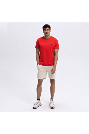 Ellesse Erkek Bisiklet Yaka Kırmızı Tişört EM461RD