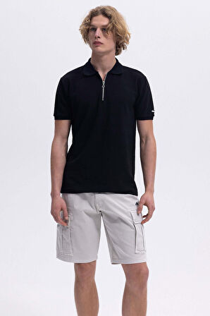 Ellesse Erkek Siyah Fermuarlı Gömlek EM493