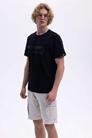 Ellesse Erkek Siyah Yuvarlak Yaka Tişört EM589