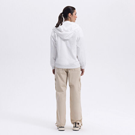 Ellesse Kırık Beyaz Kadın Yağmurluk EF100