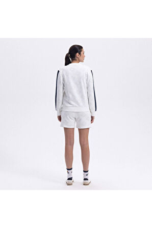 Ellesse Kadın Beyaz Fermuarlı Sweat EF375