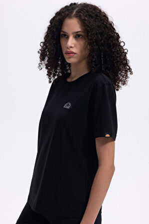 Ellesse Kadın Bisiklet Yaka Siyah Tişört EF426BK