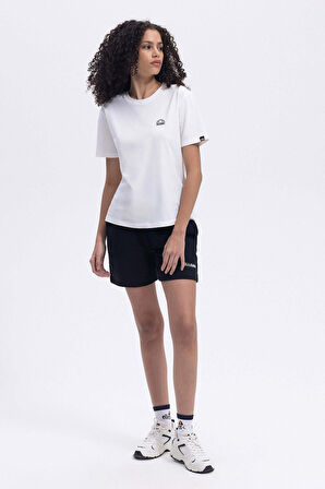 Ellesse Kadın Yuvarlak Yaka Ekru Tişört EF426ECR
