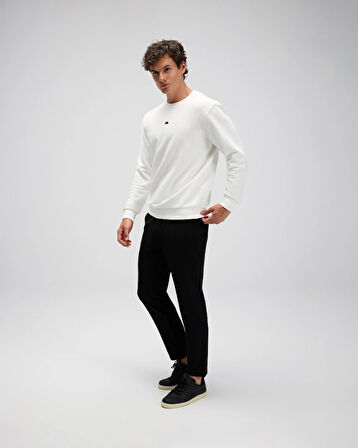 Ellesse EM556-OF Erkek Beyaz Sweat