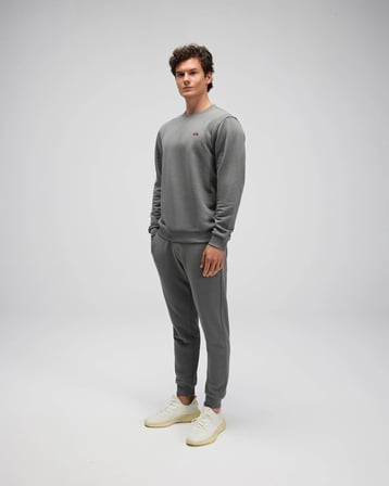 Ellesse EM579-ANT Erkek Sıfır Yaka Antrasit Sweat
