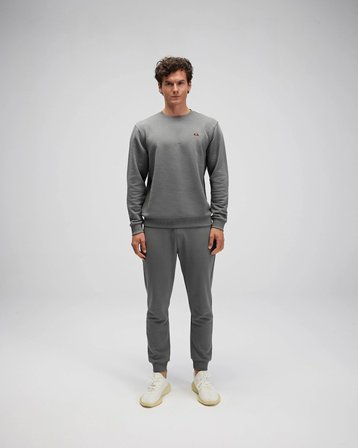Ellesse EM579-ANT Erkek Sıfır Yaka Antrasit Sweat