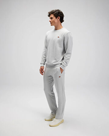 Ellesse EM579-GI Erkek Sıfır Yaka Gri Sweat