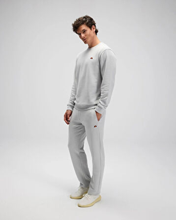 Ellesse EM579-GI Erkek Sıfır Yaka Gri Sweat