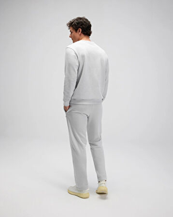 Ellesse EM579-GI Erkek Sıfır Yaka Gri Sweat