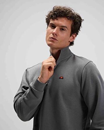 Ellesse EM580-ANT Erkek Yarım Fermuarlı Antrasit Sweat