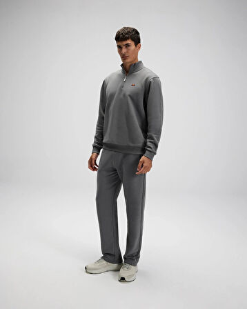 Ellesse EM580-ANT Erkek Yarım Fermuarlı Antrasit Sweat