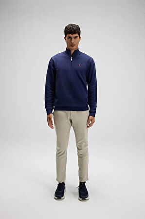 Ellesse Erkek Yarım Fermuarlı Sweat EM580-NV