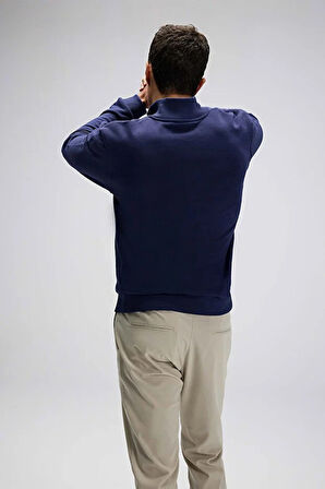 Ellesse Erkek Yarım Fermuarlı Sweat EM580-NV