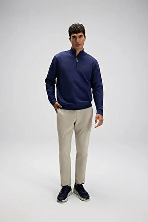 Ellesse Erkek Yarım Fermuarlı Sweat EM580-NV