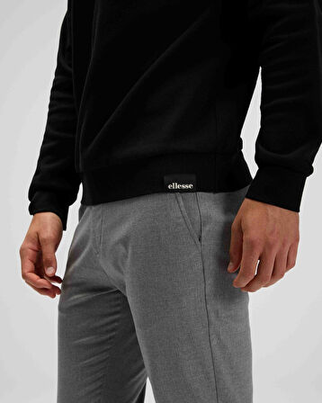 ELLESSE EM602-BK Erkek Siyah Yarım Fermuarlı Polo Sweat