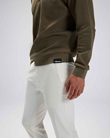 ELLESSE EM602-KH Erkek Haki Yarım Fermuarlı Polo Sweat