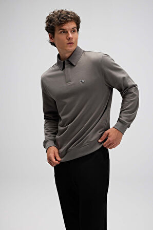 Ellesse Erkek Polo Yaka Sweat EM607-ANT