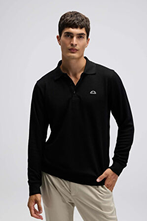 Ellesse Erkek Polo Yaka Sweat EM607-BK