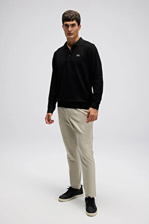 Ellesse Erkek Polo Yaka Sweat EM607-BK