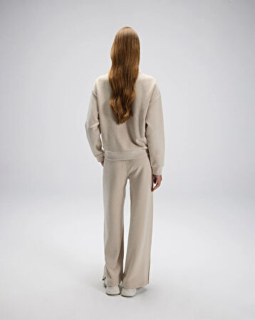 Ellesse EF540-BGM Kadın Bej Sweat