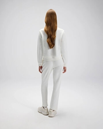 Ellesse EF553-OF Kadın Beyaz Sweat