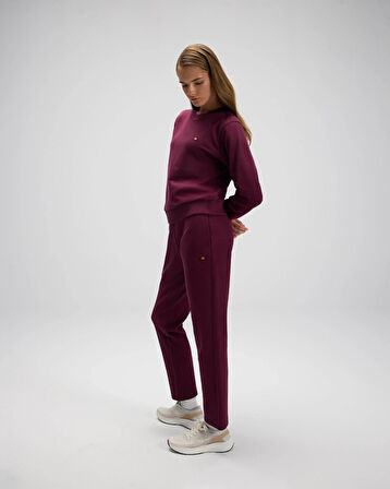 Ellesse EF556-BRD Kadın Bordo Eşofman Altı