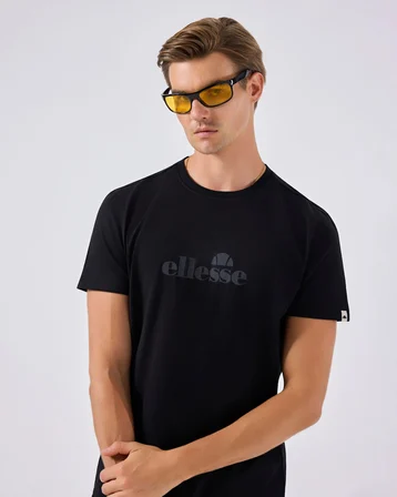 Ellesse Erkek Tişört 6SM5017-BK Erkek Bisiklet Yaka Siyah Tişört