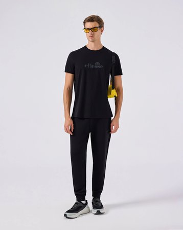 Ellesse Erkek Tişört 6SM5017-BK Erkek Bisiklet Yaka Siyah Tişört
