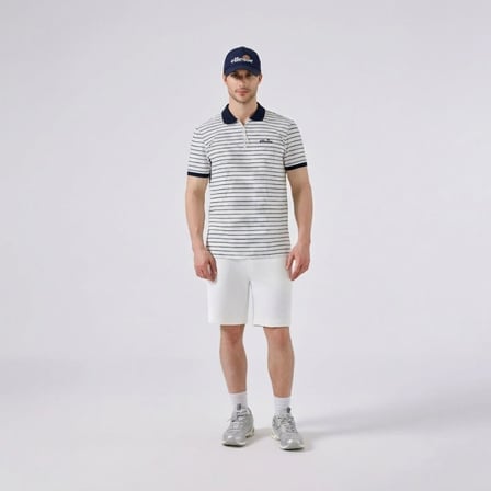 Ellesse 6SM5020-OF Polo Yaka Erkek T-Shirt - Kırık Beyaz