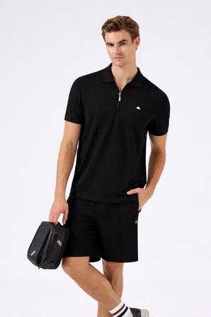 Ellesse M-6SM5048-BK Erkek Polo Yaka Siyah Tshirt