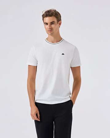 Ellesse Erkek Beyaz Triko Tişört 6SM5058-OF