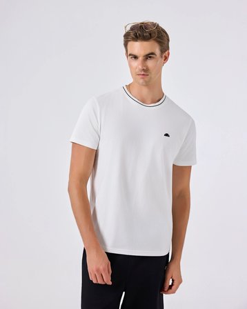 Ellesse Erkek Beyaz Triko Tişört 6SM5058-OF