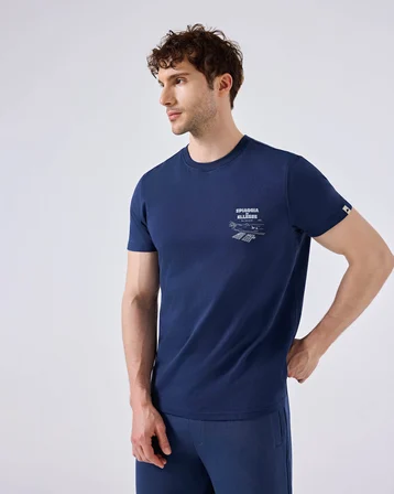 Ellesse Erkek Lacivert Tişört 6SM5065-NV