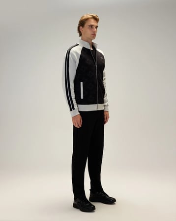 Ellesse 5WM1357-BK Erkek Fermuarlı Sweat Siyah