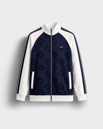 Ellesse 5WM1357-NV Erkek Fermuarlı Sweat Lacivert
