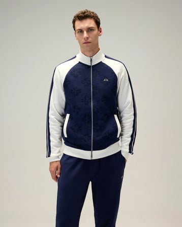 Ellesse 5WM1357-NV Erkek Fermuarlı Sweat Lacivert