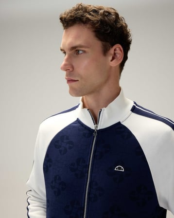Ellesse 5WM1357-NV Erkek Fermuarlı Sweat Lacivert