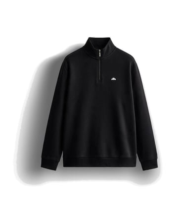 Ellesse 5WM1603-BK Erkek Yarım Fermuarlı Sweat Siyah