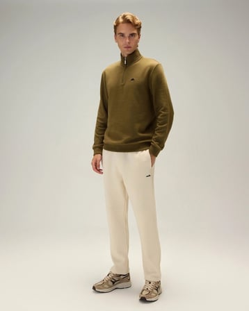 Ellesse 5WM1603-KH Erkek Yarım Fermuarlı Sweat Haki