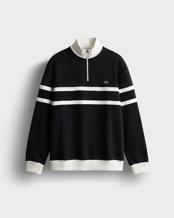 Ellesse 5WM1619-BK Erkek Yarım Fermuarlı Sweat Siyah