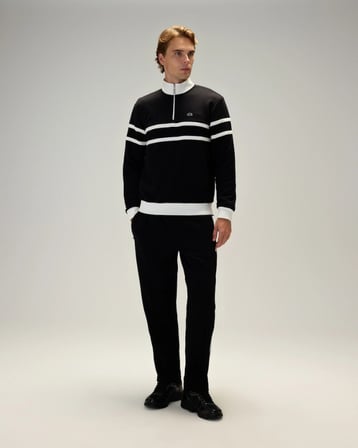 Ellesse 5WM1619-BK Erkek Yarım Fermuarlı Sweat Siyah