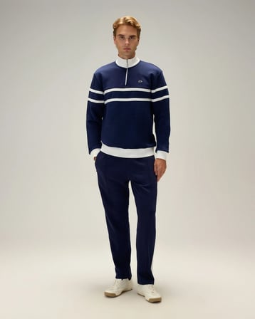 Ellesse 5WM1619-NV Erkek Yarım Fermuarlı Sweat Lacivert