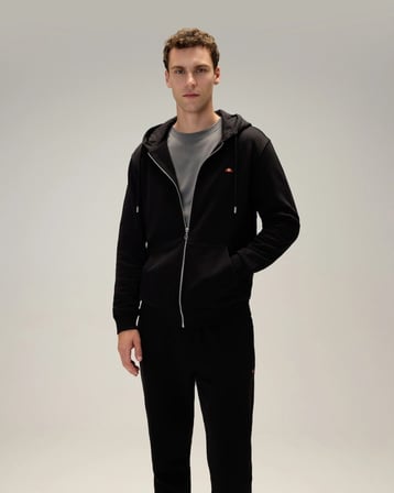 Ellesse 5WM2581-BK Erkek Fermuarlı Sweat Siyah