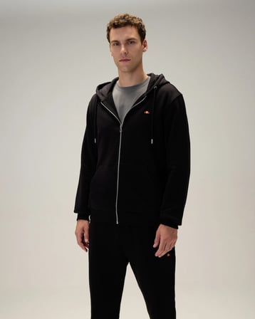 Ellesse 5WM2581-BK Erkek Fermuarlı Sweat Siyah